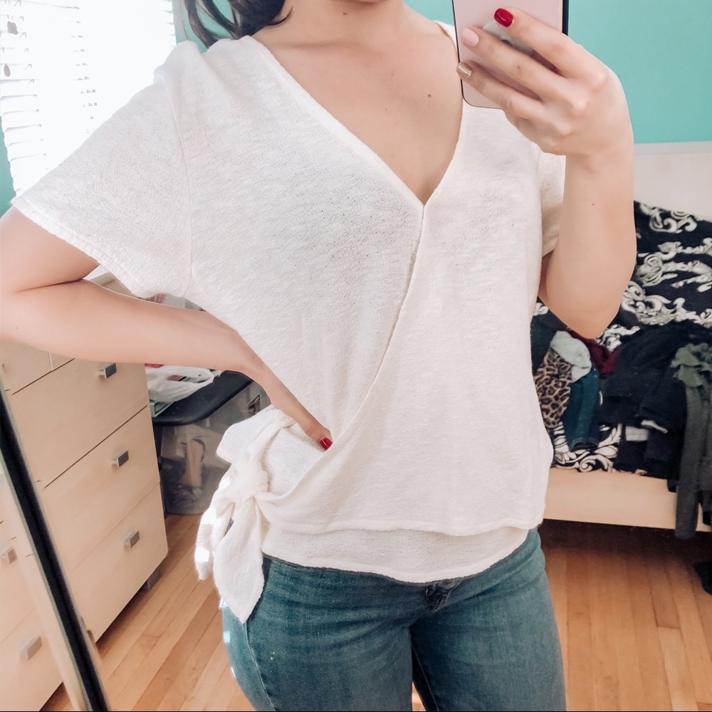 Madewell Texture & Thread Top Size Large